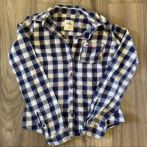 Hollister button up flannel